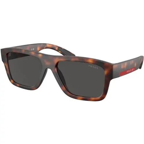 Dark Grey Sunglasses , unisex, Sizes: 56 MM - Prada - Modalova