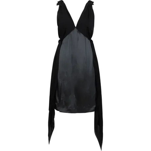 Silk Midi Dress , female, Sizes: XS, 2XS - Bottega Veneta - Modalova