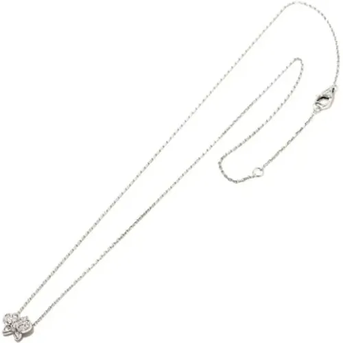 Pre-owned White Gold necklaces , female, Sizes: ONE SIZE - Cartier Vintage - Modalova