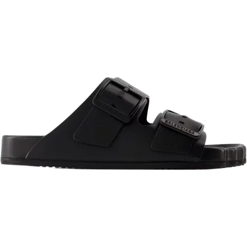 Leather Sunday Sandals , female, Sizes: 7 UK, 3 UK, 6 UK - Balenciaga - Modalova