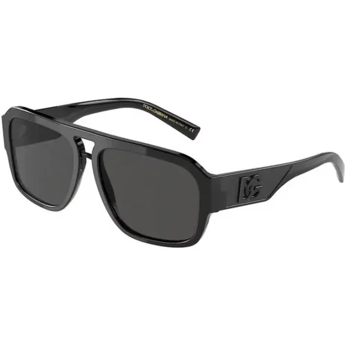 Klassische Schwarze Sonnenbrille - Dolce & Gabbana - Modalova