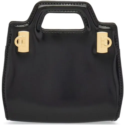 Wanda Gancini Mini Bag , female, Sizes: ONE SIZE - Salvatore Ferragamo - Modalova