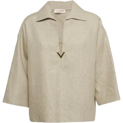 Pre-owned Canvas tops , female, Sizes: S - Valentino Vintage - Modalova