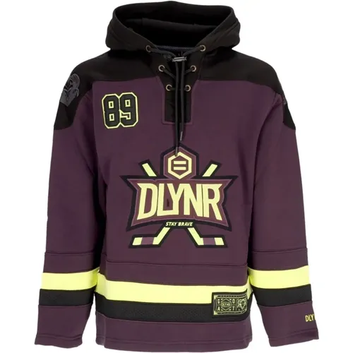 Lila Goat Hockey Hoodie Sweatshirt - Dolly Noire - Modalova