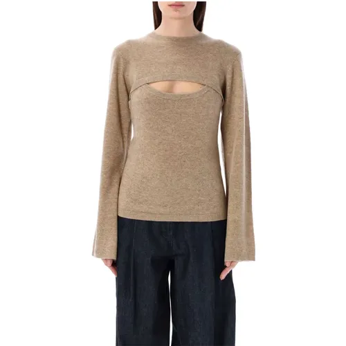 Women's Clothing Knitwear Camel Ss24 , female, Sizes: S, XS - The Garment - Modalova