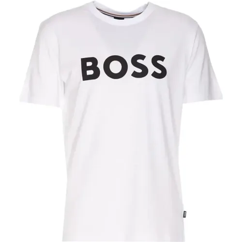 Exclusive Mens Short Sleeve T-Shirt , male, Sizes: 2XL, 3XL, M, L, XL, S - Boss - Modalova