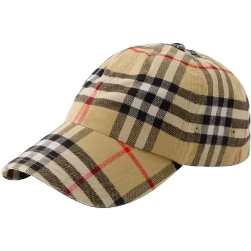 Cotton hats , unisex, Sizes: ONE SIZE - Burberry - Modalova