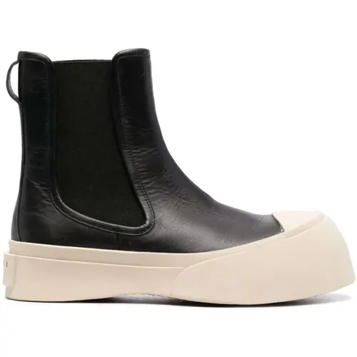 Slip-On Ankle Boots , female, Sizes: 4 UK, 6 UK - Marni - Modalova