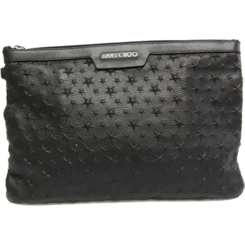 Pre-owned Leather clutches , unisex, Sizes: ONE SIZE - Jimmy Choo Pre-owned - Modalova