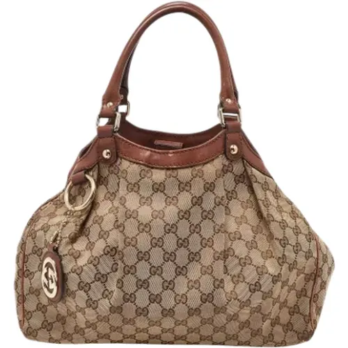 Pre-owned Canvas gucci-bags , female, Sizes: ONE SIZE - Gucci Vintage - Modalova