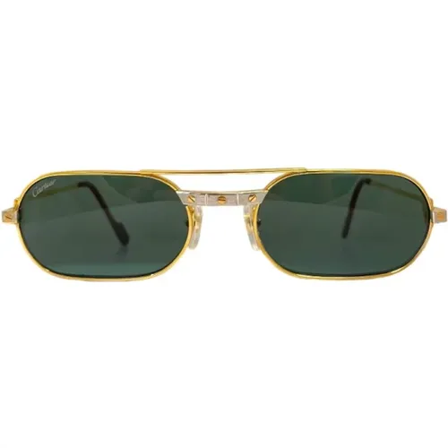 Gold Silber Sonnenbrille Cartier - Cartier - Modalova