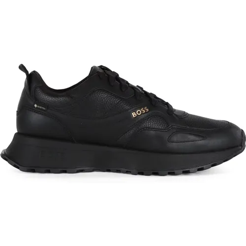 Leder Sneakers Jonah Runn , Herren, Größe: 44 EU - Boss - Modalova