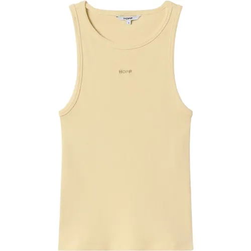Bio-Baumwolle Cayman Gelbes T-Shirt , Damen, Größe: XS - Hoff - Modalova