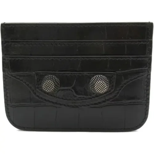 Pre-owned Leather wallets , female, Sizes: ONE SIZE - Balenciaga Vintage - Modalova