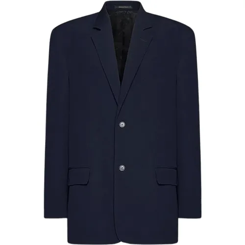 Dark Oversized Wool Blazer , male, Sizes: 2XS - Balenciaga - Modalova