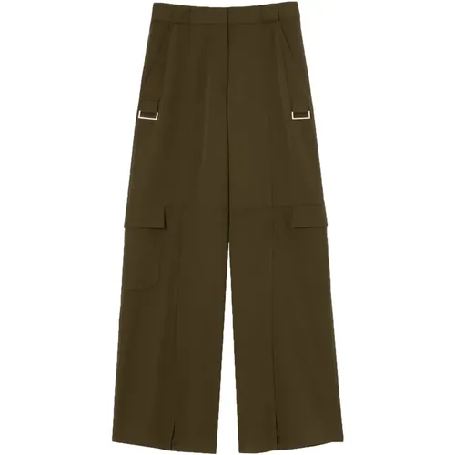 Wide-leg cargo trousers with utility style , female, Sizes: 2XS, XS - pinko - Modalova