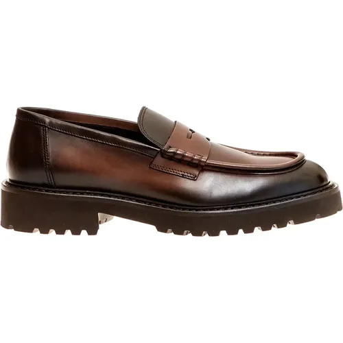 Moccasin Shoes for Men , male, Sizes: 6 1/2 UK, 8 UK, 9 1/2 UK - Doucal's - Modalova
