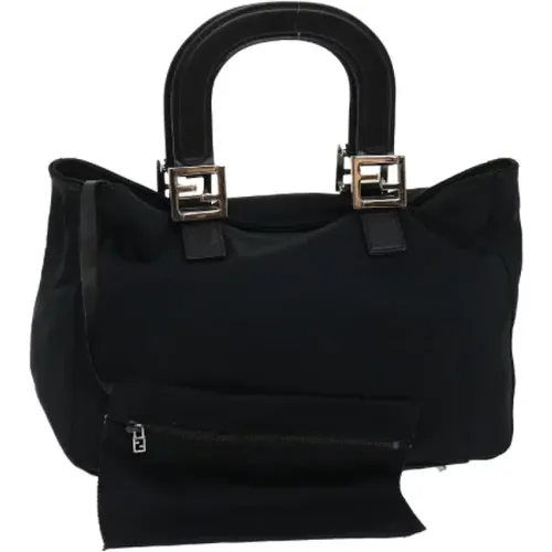 Schwarze Nylon-Handtasche von Fendi - Fendi Vintage - Modalova