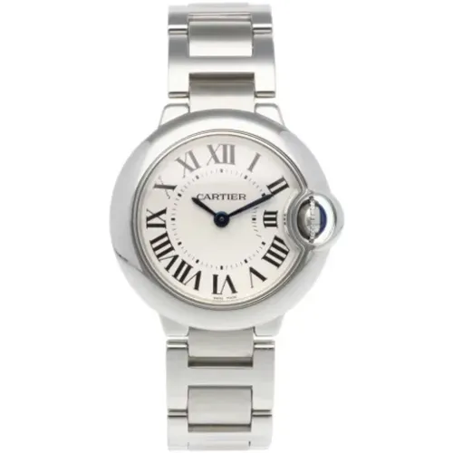 Pre-owned Glass watches , female, Sizes: ONE SIZE - Cartier Vintage - Modalova