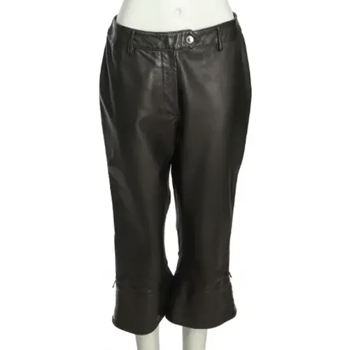 Pre-owned Leather bottoms , female, Sizes: S - Dolce & Gabbana Pre-owned - Modalova