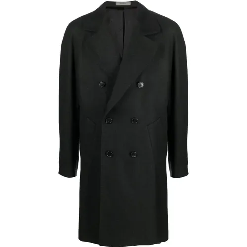 Wool Double Breasted Coat , male, Sizes: L - Corneliani - Modalova