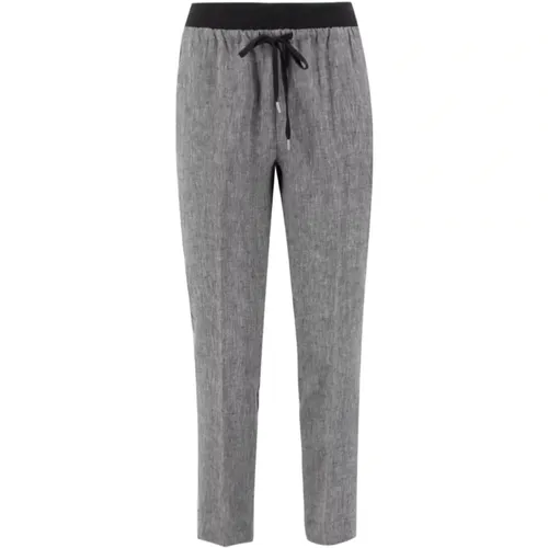 Women`s Clothing Trousers Light Grey Mel Dark Grey Ss23 , female, Sizes: M, XS - Le Tricot Perugia - Modalova