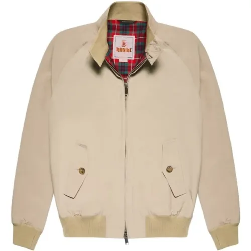 Klassische Harrington Jacke in Natur - Baracuta - Modalova