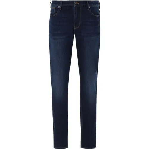 Vintage Slim Fit Denim Jeans , male, Sizes: W42, W29 - Emporio Armani - Modalova