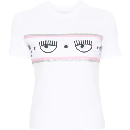 Womens Clothing T-Shirts Polos Ss24 , female, Sizes: M, 2XS, XS - Chiara Ferragni Collection - Modalova