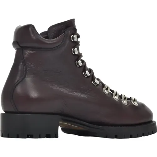 Red Lace-up Boots for Men , female, Sizes: 7 UK - Dsquared2 - Modalova