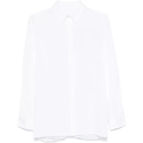 Poplin Shirt with 4G Embroidery , female, Sizes: XS, S - Givenchy - Modalova