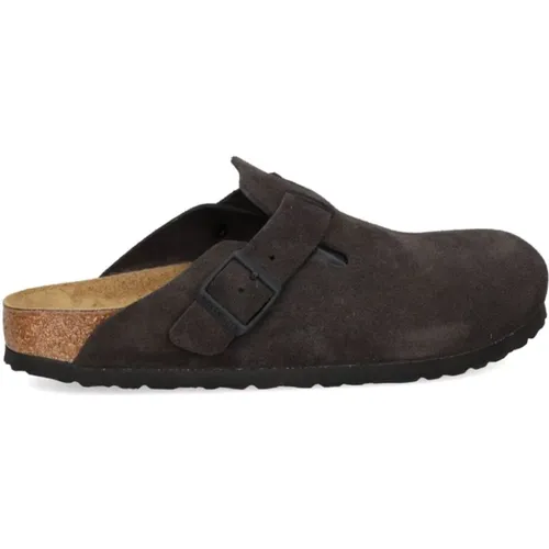 Samt Mules mit Metallveredelung - Birkenstock - Modalova