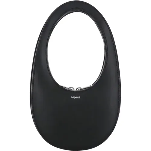 Leather Handbag Oval Shape , female, Sizes: ONE SIZE - Coperni - Modalova