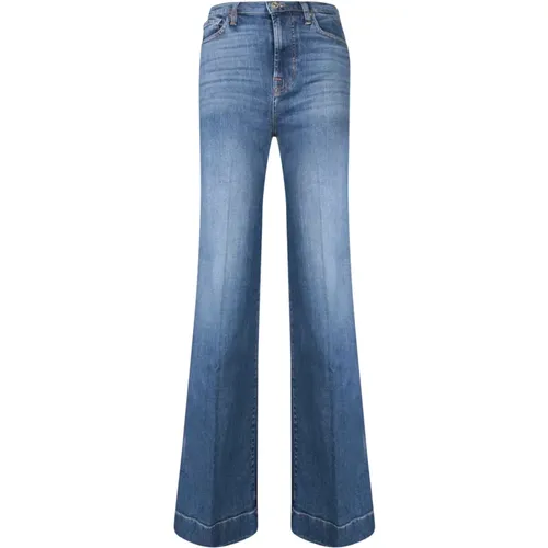 Flared Denim Jeans , female, Sizes: W30, W26, W27, W25 - 7 For All Mankind - Modalova