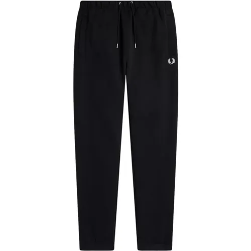 Mens Cotton Loopback Sweatpants , male, Sizes: M, S, XL, L - Fred Perry - Modalova