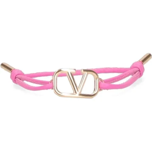 Bijoux Leather Bracelet , male, Sizes: ONE SIZE - Valentino Garavani - Modalova