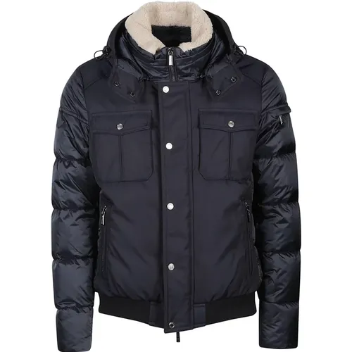 Blaue Clif-Wco Bomberjacke Moorer - Moorer - Modalova