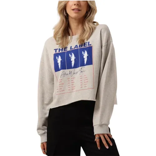 World Tour Cropped Sweater , Damen, Größe: L - ALIX The Label - Modalova