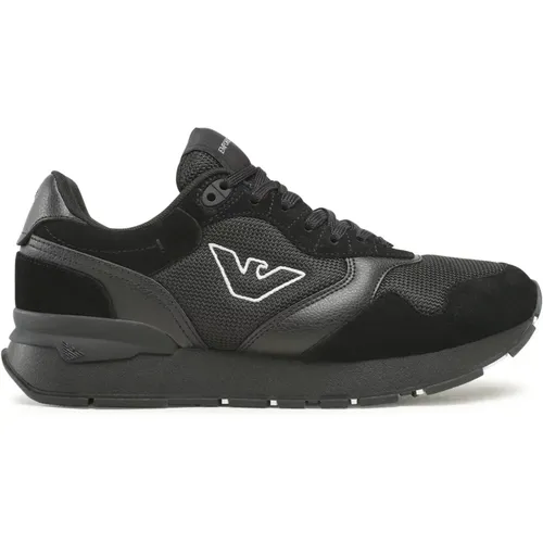 Sneaker , male, Sizes: 9 UK - Emporio Armani - Modalova