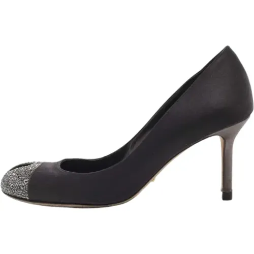 Pre-owned Satin heels , female, Sizes: 6 UK - Sergio Rossi Pre-owned - Modalova