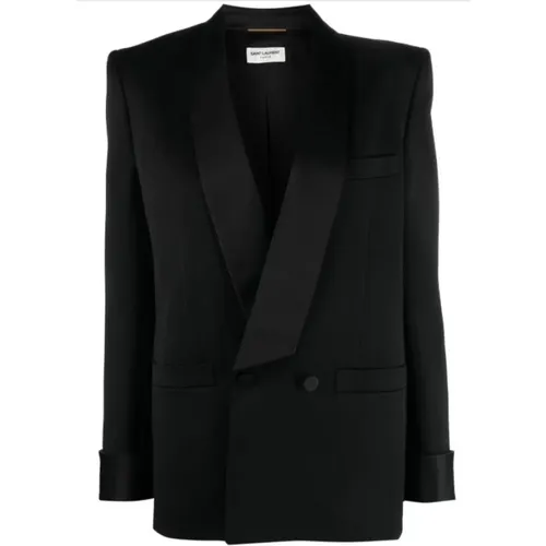 Elegant Smoking Blazer , female, Sizes: M, L - Saint Laurent - Modalova