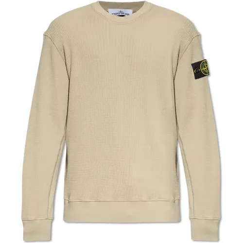 Sweatshirt with logo , male, Sizes: L, M, XL, 2XL, S - Stone Island - Modalova