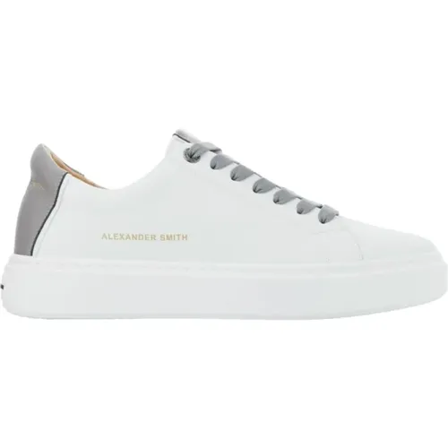 Weiße Asphalt Sneakers , Herren, Größe: 43 EU - Alexander Smith - Modalova