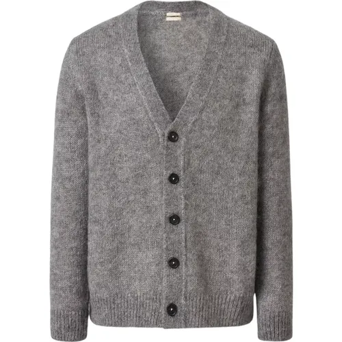 Mohair Silk Cardigan , Damen, Größe: M - Massimo Alba - Modalova