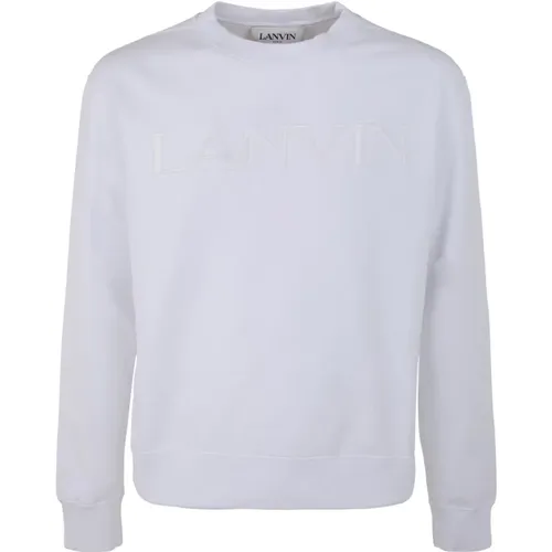 Sweat Shirt Embrodery , male, Sizes: L, XL - Lanvin - Modalova