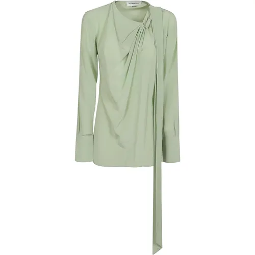 Jade Twist Schal Top , Damen, Größe: XS - Victoria Beckham - Modalova