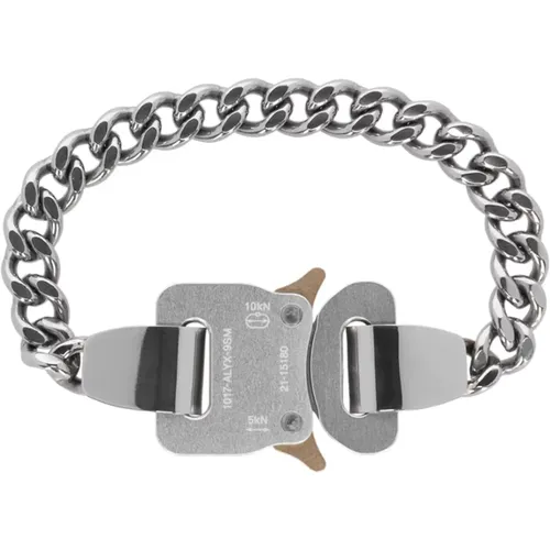 Rollercoaster-Buckle Detail Bracelet , male, Sizes: L/XL - 1017 Alyx 9SM - Modalova