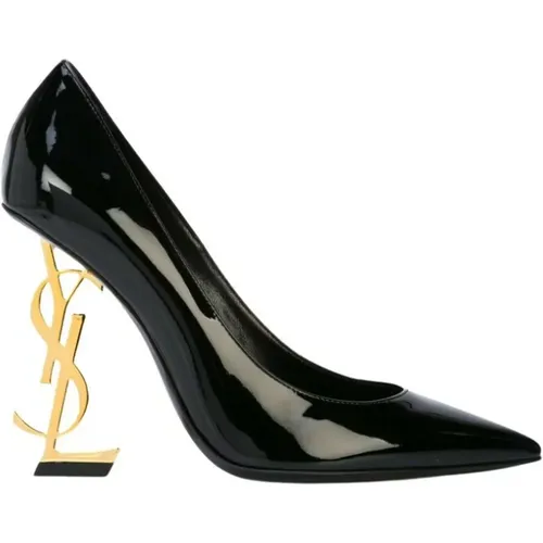 Opyum Pumps with YSL Heel , female, Sizes: 4 1/2 UK, 7 UK, 4 UK, 6 UK, 7 1/2 UK, 3 UK, 3 1/2 UK - Saint Laurent - Modalova