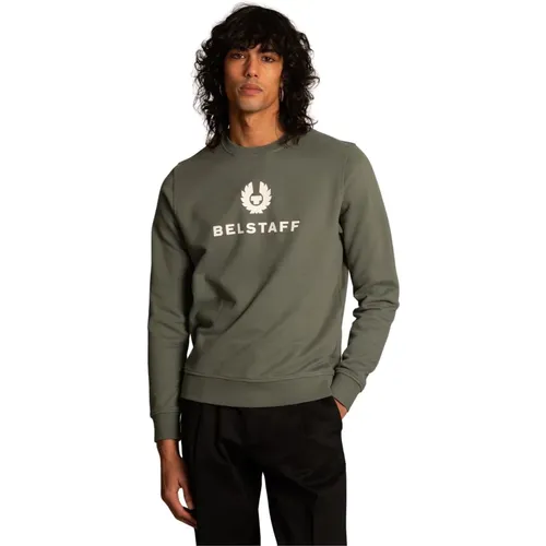 Sweatshirt aus Baumwollmischung mit Elasthan , Herren, Größe: M - Belstaff - Modalova