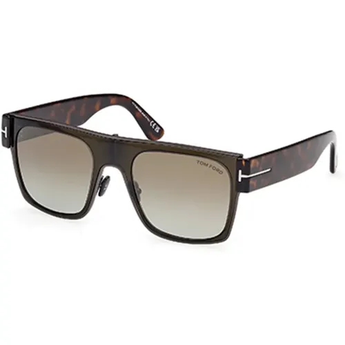 Braune Sonnenbrille Ft1073-51G , unisex, Größe: 54 MM - Tom Ford - Modalova